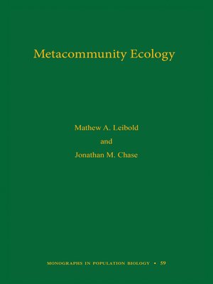 cover image of Metacommunity Ecology